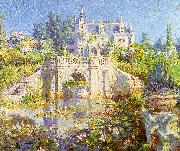 Colin Campbell Cooper A California Water Garden at Redlands USA oil painting reproduction